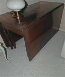 Antique drop leaf table