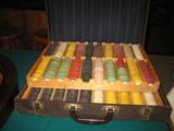 over 3000 antiques poker chips
