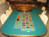 very rare table from st paul house one of nicest you'll see not! restored Antique Roulette Wheel.