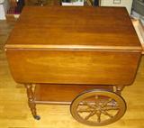 wood cart