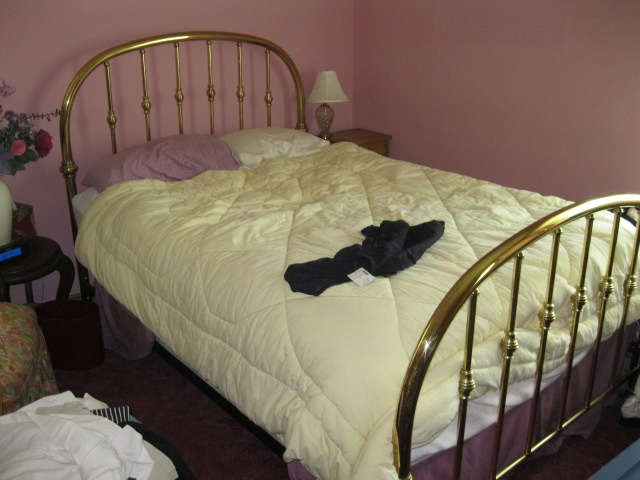 nice brass bed