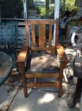 Oak Early Chair