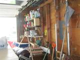 garage is full of stuff