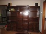 Three Piece Cherry Wall Unit