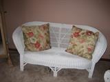 Wicker Settee