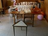 ethan allen dining set/retro table