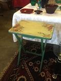 Hand Painted TV Table