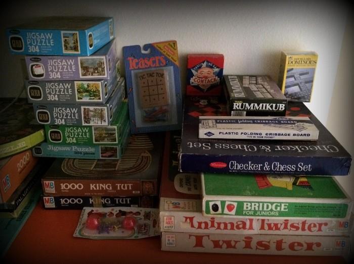 Vintage board games and puzzles!