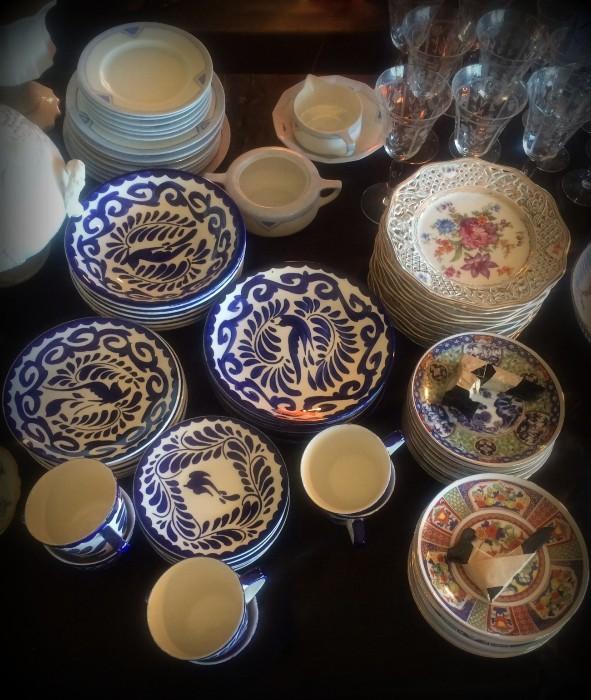 Fantastic collection of china and dishware !