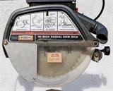 Radial arm saw