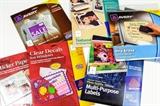 Avery office supplies; labels, stickers, dry erase, decals, photo paper,etc