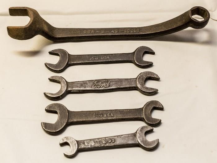 Vintage tools, Ford wrenches