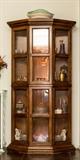 lighted curio cabinet