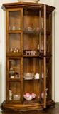 lighted curio cabinet