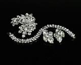 Earrings, bracelet, broach