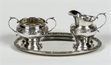 Sterling silver creamer & sugar