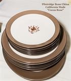 Flintridge China - Cocoa Rose