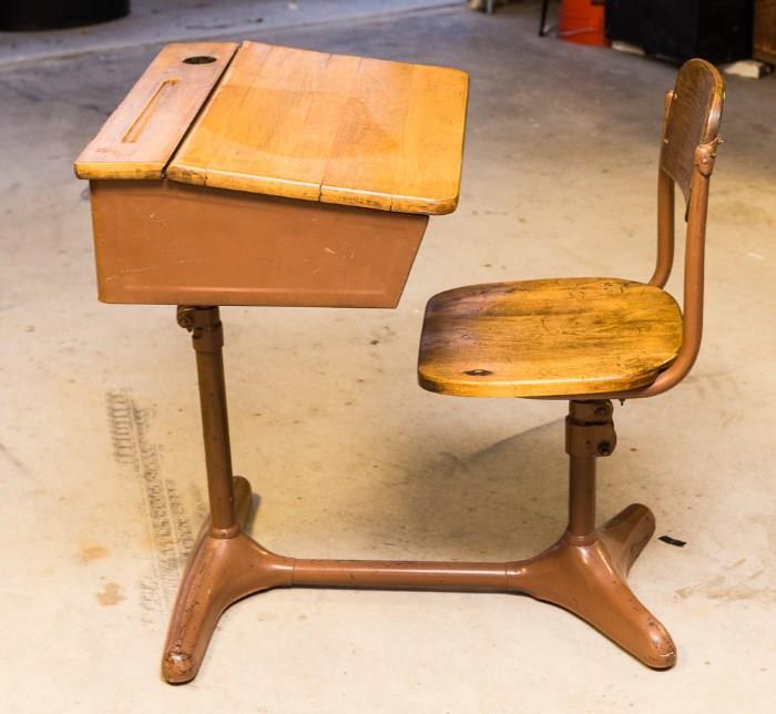 Vintage Student Desk