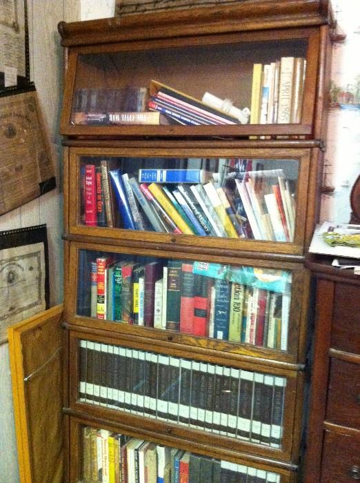 Five  stack Globe Wernicke Barrister Bookcase from the Old Opelousas Jail House--