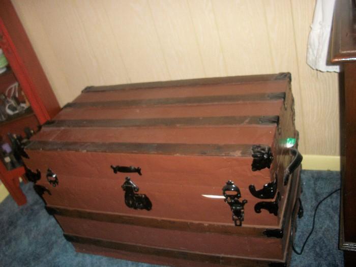 one of two old trunks available
