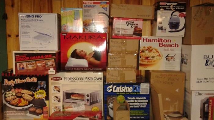 Toasters, Pizza Ovens, Juicers, Blenders, Grills, Vacuums