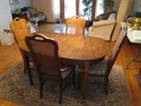 Dining room table + four chairs