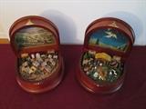 Danbury Mint Christmas music boxes