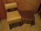Vintage chair and small table