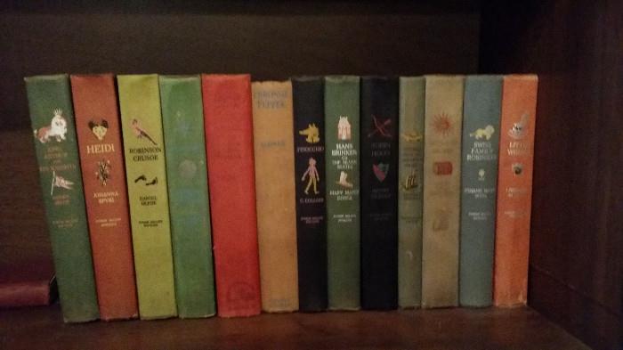 Great vintage books at this sale! Get creative and use them to decorate.