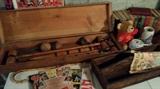 Antique croquet set! This would be fantastic to decorate a game room or bar with!!