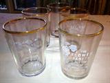 EARLY GLASSES W/RELIGIOUS QUOTES