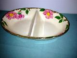DESERT ROSE DIVIDED DISH