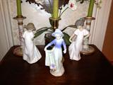 THREE LLADRO STATUES
