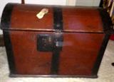 CIRCA 1870'S STAGECOACH TRUNK