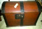 CIRCA 1870'S STAGECOACH TRUNK