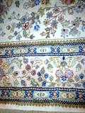SAMPLE OF WOOL RUG.
APPROX. 11 X 12
