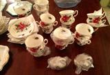 ROYAL ALBERT CHINA
POINSETTIA PATTERN