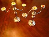 STERLING CANDLESTICKS