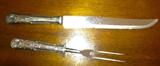 STERLING SILVER CARVING SET