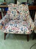 Mid-century modern chair.
One of two.
Needs to be re-upholstery