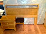 WICKER BED SET W/NIGHTSTAND
LINK-TYLER