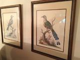 19TH CENTURY HAND-PAINTED ENGRAVINGS
