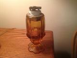 AMBER GLASS W/LIGHTER