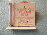Raleigh, NC advertising
water gauge.