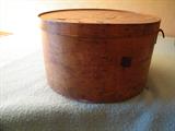 1920's wooden hat box.