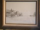 Print by International known artist C. E. Hanks.
"Back Cove" No. 404 of 980.