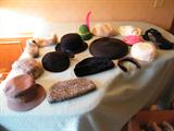 Vintage hat's.
{Mink,Derby,Russian Fur, 1930 & 1950's.}
