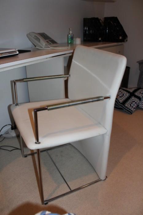 Modern White Desk Chair