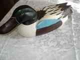 Colorful wooden duck ---- just right for your den or man-cave!