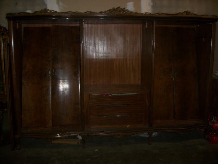large large double sided French cabinet